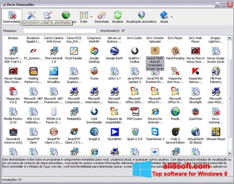 スクリーンショット Revo Uninstaller Pro Windows 8版