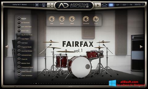 スクリーンショット Addictive Drums Windows 8版
