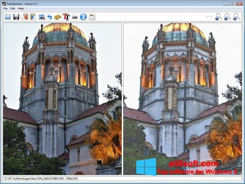 スクリーンショット FotoSketcher Windows 8版