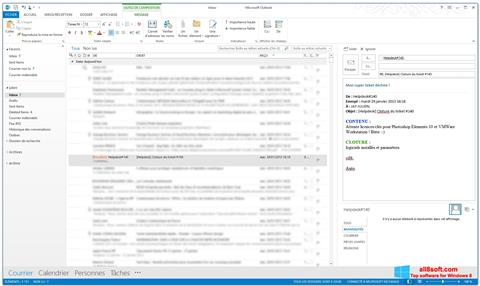 スクリーンショット Microsoft Outlook Windows 8版