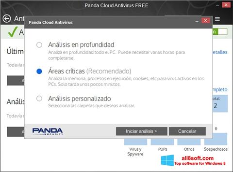 スクリーンショット Panda Cloud Windows 8版