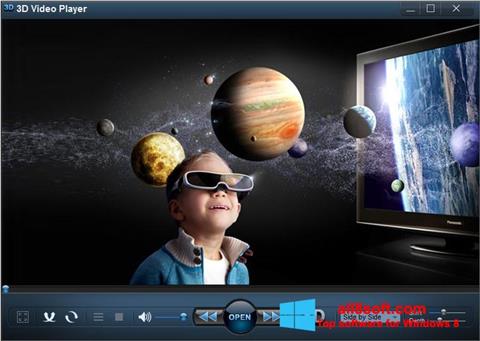 スクリーンショット 3D Video Player Windows 8版