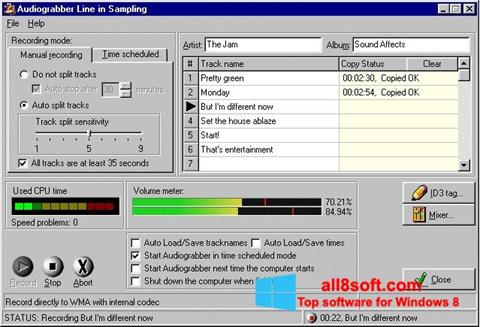 スクリーンショット Audiograbber Windows 8版