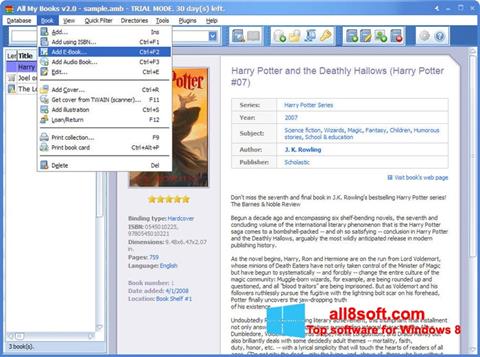スクリーンショット All My Books Windows 8版