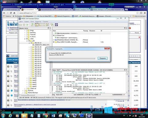 スクリーンショット DMDE Windows 8版