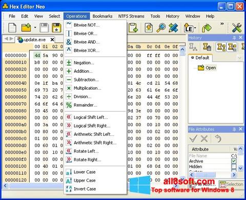 スクリーンショット Hex Editor Neo Windows 8版