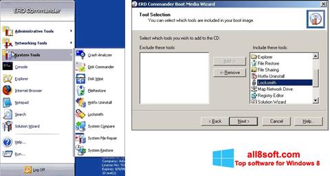スクリーンショット ERD Commander Windows 8版