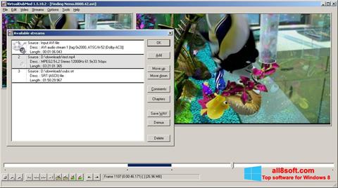 スクリーンショット VirtualDubMod Windows 8版