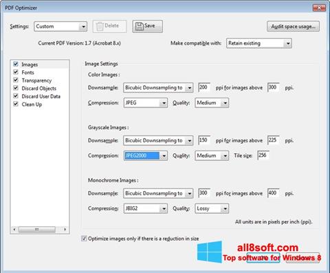 スクリーンショット Adobe Acrobat Pro DC Windows 8版