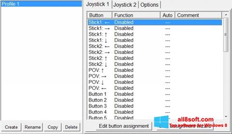 スクリーンショット JoyToKey Windows 8版
