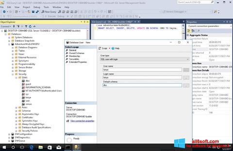 スクリーンショット Microsoft SQL Server Windows 8版