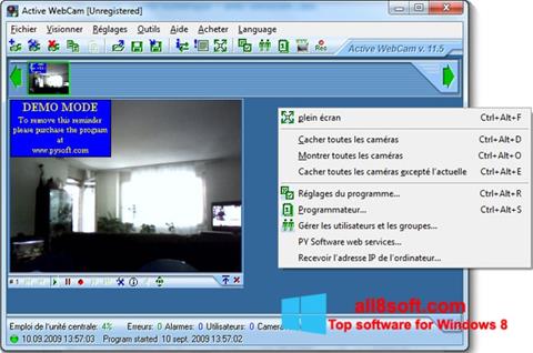 スクリーンショット Active WebCam Windows 8版