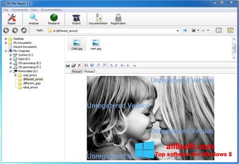 スクリーンショット File Repair Windows 8版