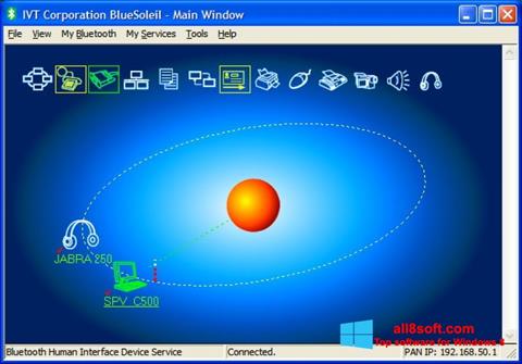 スクリーンショット BlueSoleil Windows 8版