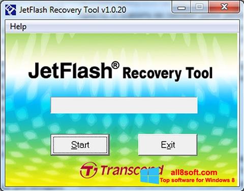 スクリーンショット JetFlash Recovery Tool Windows 8版
