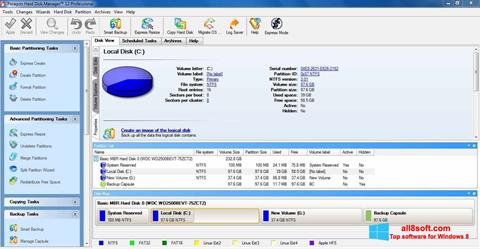 スクリーンショット Paragon Hard Disk Manager Windows 8版