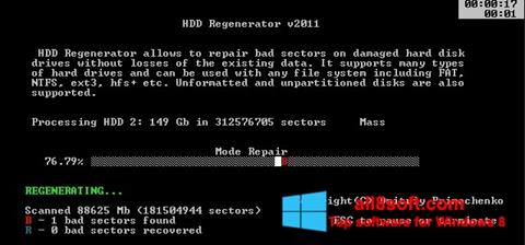 スクリーンショット HDD Regenerator Windows 8版