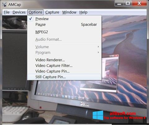 スクリーンショット AMCap Windows 8版