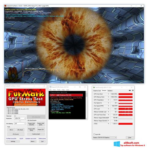 スクリーンショット FurMark Windows 8版