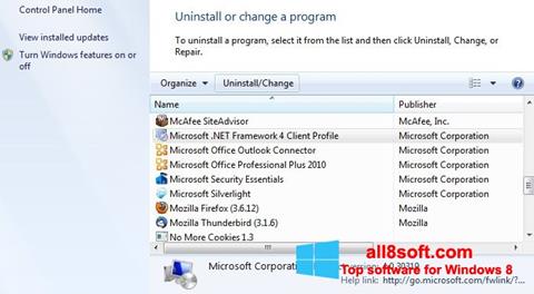 スクリーンショット Microsoft .NET Framework Windows 8版