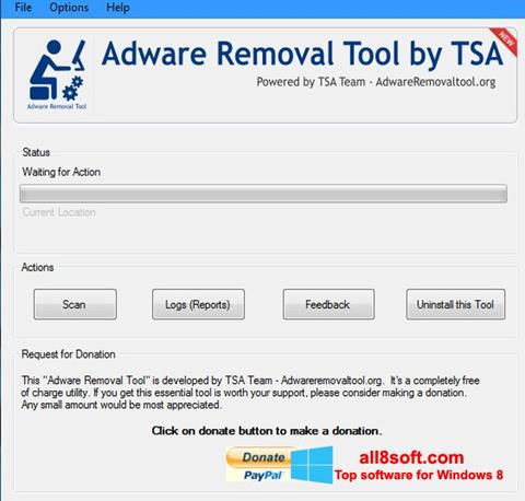 スクリーンショット Adware Removal Tool Windows 8版